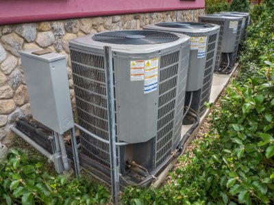 Outdoor Air Conditioning Compressor Unit Installation